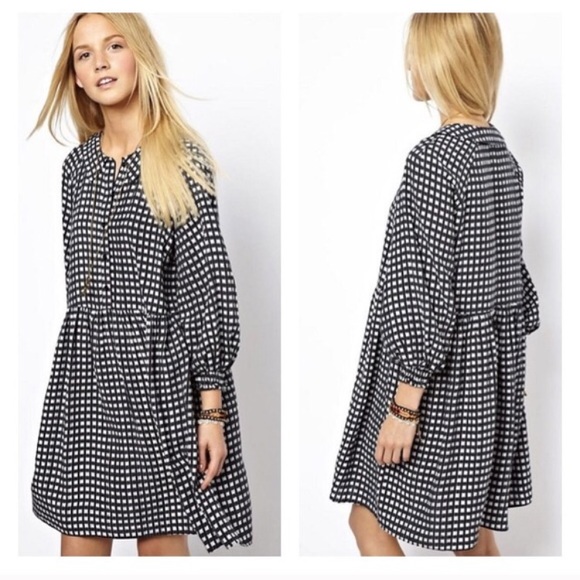 ASOS smock dress in gingham 6 - Picture 1 of 1